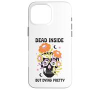 Dead Inside But Dying Pretty Halloween Boho Coque pour iPhone 16 Pro Max