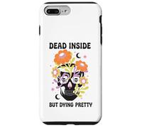 Dead Inside But Dying Pretty Halloween Boho Coque pour iPhone 7 Plus/8 Plus