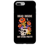 Dead Inside But Dying Pretty Halloween Boho Coque pour iPhone 7 Plus/8 Plus