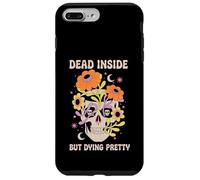 Dead Inside But Dying Pretty Halloween Boho Coque pour iPhone 7 Plus/8 Plus