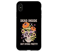 Dead Inside But Dying Pretty Halloween Boho Coque pour iPhone XS Max