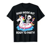 Dead Inside But Ready to Party Skeleton T-Shirt