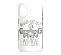 Dead Inside But Still Lifting - Squelette de Gym Amusant Coque pour iPhone 17