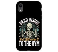 Dead Inside But Still Made It to The Gym Culturiste Coque pour iPhone XR