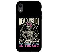 Dead Inside But Still Made It to The Gym Culturiste Coque pour iPhone XR