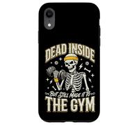 Dead Inside But Still Made It to The Gym Culturiste Coque pour iPhone XR