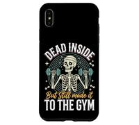 Dead Inside But Still Made It to The Gym Culturiste Coque pour iPhone XS Max