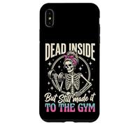 Dead Inside But Still Made It to The Gym Culturiste Coque pour iPhone XS Max