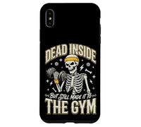 Dead Inside But Still Made It to The Gym Culturiste Coque pour iPhone XS Max