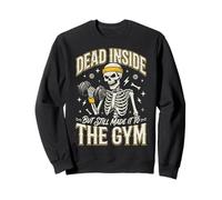 Dead Inside But Still Made It to The Gym Culturiste Sweatshirt