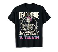 Dead Inside But Still Made It to The Gym Culturiste T-Shirt