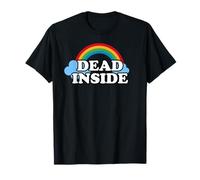 Dead Inside Rainbows and Clouds T-Shirt