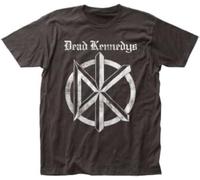 Dead Kennedys Logo Mens Black Short Sleeve T Shirt Punk Rock Music Vintage Style Graphic Tees Manches Courtes(X-Large)