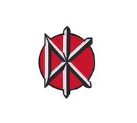 Dead Kennedys Logo Us Punk Band Écusson brodé thermocollant Accessoire souvenir