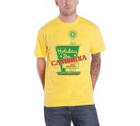 Dead Kennedys T Shirt Holiday in Cambodia Band Logo Nouveau Officiel Homme Jaune Size XXL