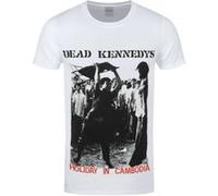 Dead Kennedys T-Shirt Holiday In Cambodia Homme Blanc - Taille S Blanc G