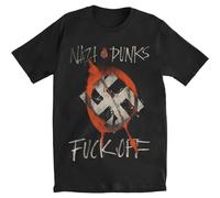Dead Kennedys - T-Shirt Nazi Punks - Adulte (L) (Noir)