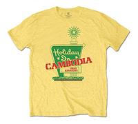 Dead Kennedys - T-Shirt # XL Unisex Yellow # Holiday in Cambodia [Import]