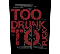 Dead Kennedys Too Drunk To Fuck Poche à patch (taille unique) (noir, rouge)