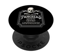 Dead Pancreas Society Crâne de Sensibilisation au diabète de Type 1 PopSockets PopGrip Adhésif