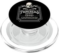 Dead Pancreas Society Crâne de Sensibilisation au diabète de Type 1 PopSockets PopGrip pour MagSafe