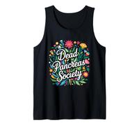 Dead Pancreas Society Floral Type 1 Sensibilisation au diabète T1D Débardeur
