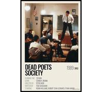 Dead Poets Society (1989) Notebook: 110 lined pages in a convenient 6” x 9” format, featuring a sl lossy cover-ideal for daily notes and ideas.