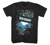 Dead Rising Zombie Film Reel Men's T T-Shirts à Manches Courtes Capcom Horror Survival Game Tee Merch(XX-Large)