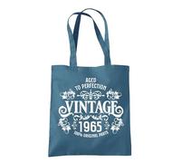 Dead Set Studio Cadeaux du 60e anniversaire pour les femmes, sac fourre-tout vintage 1964 du 60e anniversaire, cadeau du 60e anniversaire pour elle, sac de shopping réutilisable en tissu de coton, ca