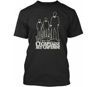 Dead Society of Poets - O Captain My T-Shirt Black Size M