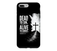 Dead to Sin, Alive to Christ - Romans 6:11 Christian Faith Coque pour iPhone 7 Plus/8 Plus