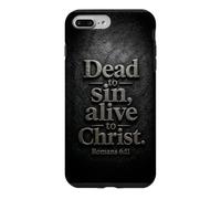 Dead to Sin, Alive to Christ - Romans 6:11 Christian Faith Coque pour iPhone 7 Plus/8 Plus