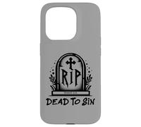 Dead to Sin - Romans 6:11 Christian Faith Graffiti Coque pour iPhone 15 Pro