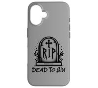 Dead to Sin - Romans 6:11 Christian Faith Graffiti Coque pour iPhone 16