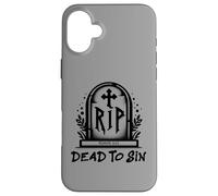 Dead to Sin - Romans 6:11 Christian Faith Graffiti Coque pour iPhone 16 Plus