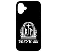 Dead to Sin - Romans 6:11 Christian Faith Graffiti Coque pour iPhone 16 Plus