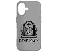 Dead to Sin - Romans 6:11 Christian Faith Graffiti Coque pour iPhone 17