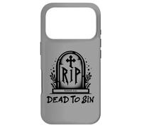 Dead to Sin - Romans 6:11 Christian Faith Graffiti Coque pour iPhone 17 Pro