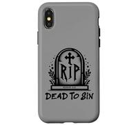Dead to Sin - Romans 6:11 Christian Faith Graffiti Coque pour iPhone X/XS