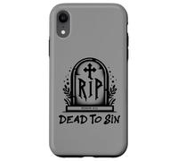 Dead to Sin - Romans 6:11 Christian Faith Graffiti Coque pour iPhone XR
