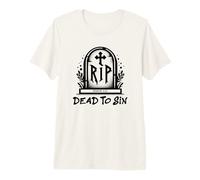 Dead to Sin - Romans 6:11 Christian Faith Graffiti T-Shirt Haut de Gamme