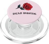 Dead Wrong Rose Old School Style années 90 Throwback PopSockets PopGrip pour MagSafe