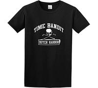 Deadliest Catch Time Bandit T-Shirt Graphic Printed Tee Shirt Mens T Shirt T-Shirts à Manches Courtes(Large)
