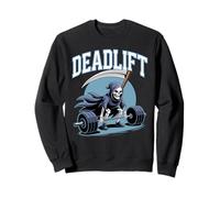 Deadlift drôle Fitness Slogan soulevé de Terre muscu Gym Sweatshirt