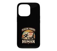 Deadline Powered Human Retro Vintage Coque pour iPhone 13 Pro