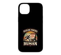 Deadline Powered Human Retro Vintage Coque pour iPhone 14 Plus