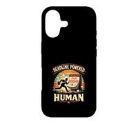 Deadline Powered Human Retro Vintage Coque pour iPhone 17