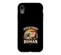 Deadline Powered Human Retro Vintage Coque pour iPhone XR