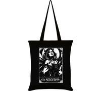 Deadly Tarot - Sac de transport "The Sorceress" GR5743 (Taille unique) (Noir/Blanc)