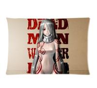 Deadman Wonderland Shiro Custom Pillowcase Pillow Sham Queen Size Pillow Cushion Case Cover Two Sides Printed 20x26 Inches